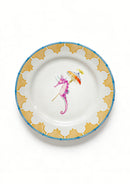 Small Plate-Seahorse & Parasol