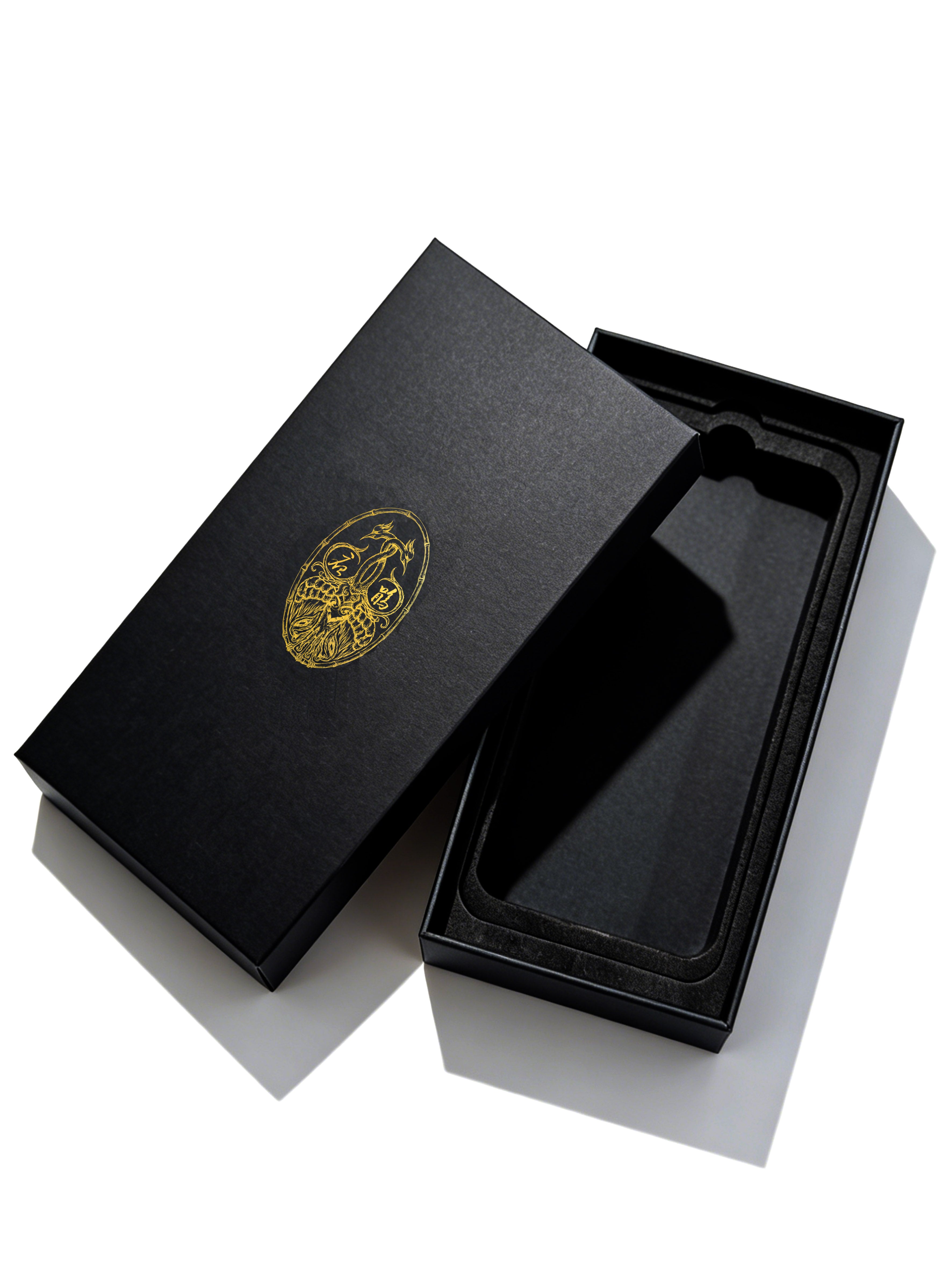 Handcrafted Full-Wrap White Lambskin Case - Graceful Crane