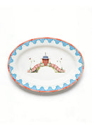 Oval Platter –Garden Stone Bridge【Pre-order】