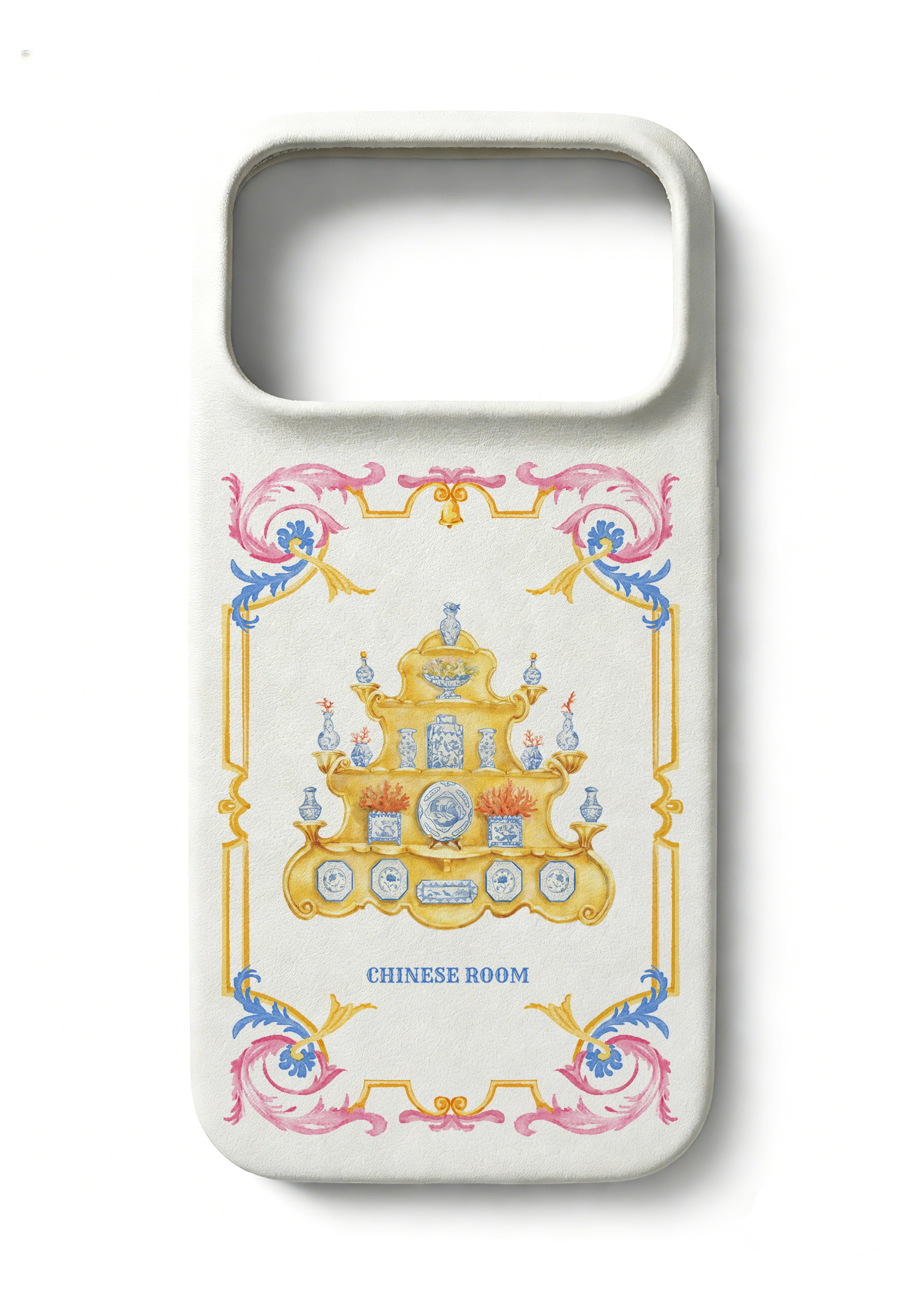 Handcrafted Full-Wrap White Lambskin Case - The Curio Cabinet