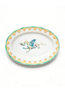 Oval Platter – Blue Winged Dragon【Pre-order】