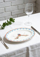 Oval Platter –Garden Stone Bridge【Pre-order】