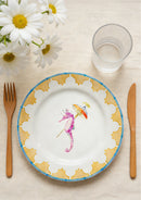 Small Plate-Seahorse & Parasol
