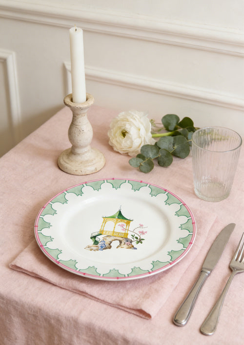 Versatile Ceramic Platter– Green Pavilion【Pre-order】