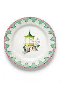 Versatile Ceramic Platter– Green Pavilion【Pre-order】